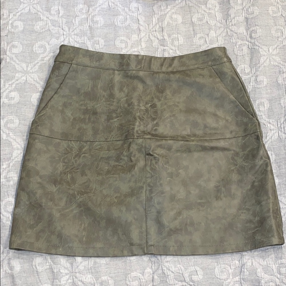 mini Skirt - vegan leather